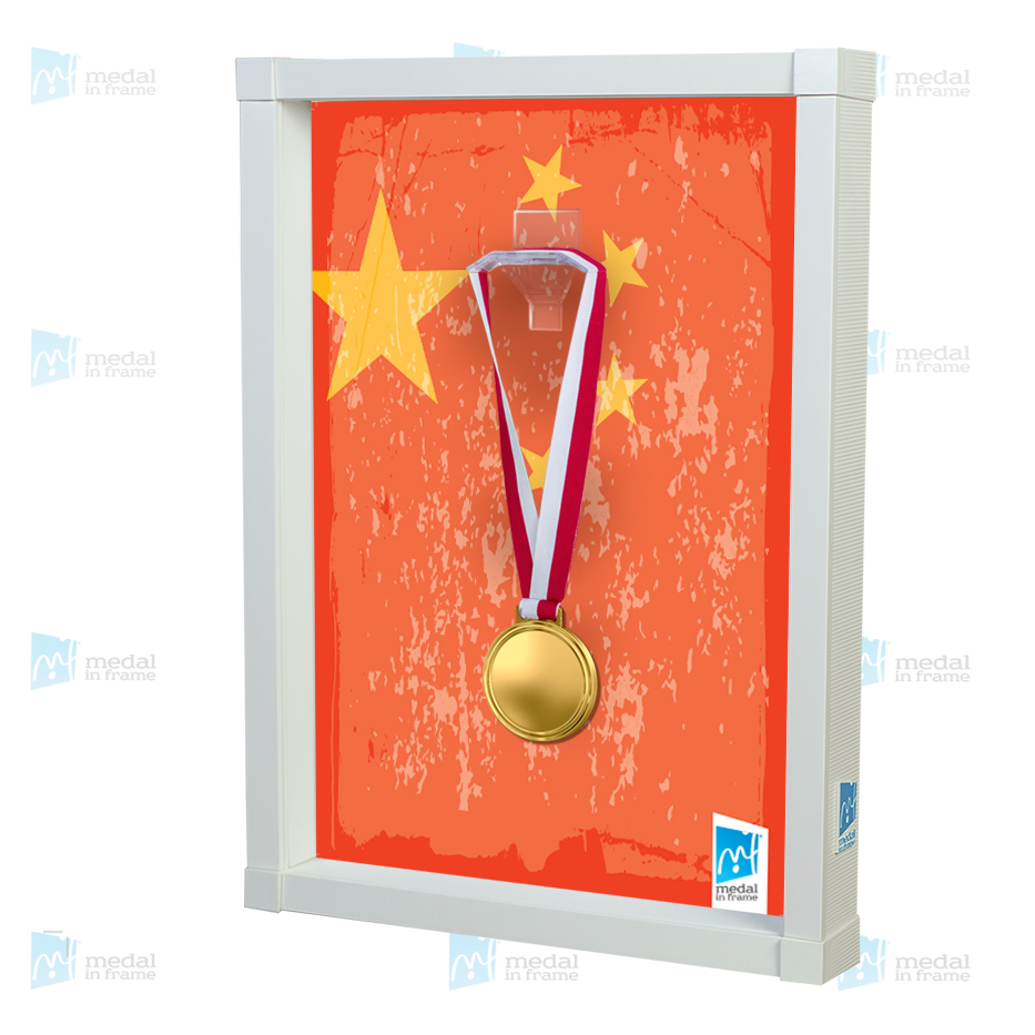medalinframeclassic-flag-china